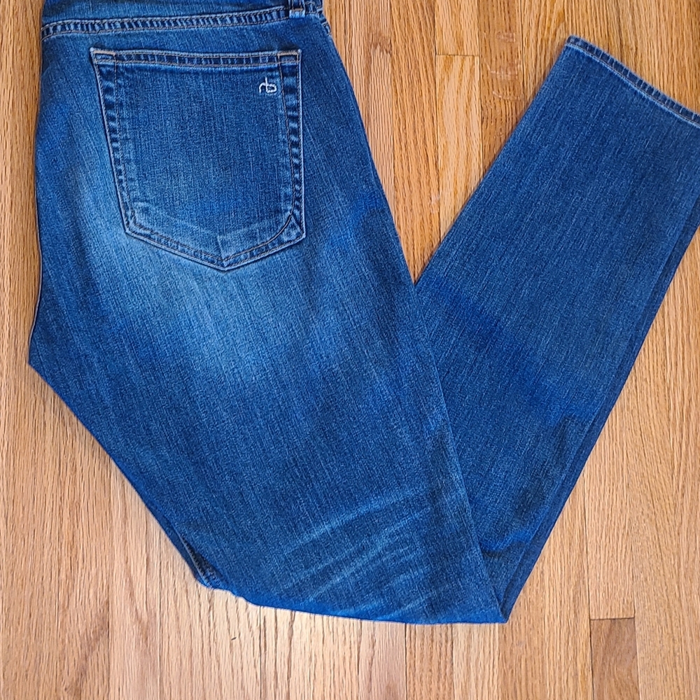 Unique Rag & Bone Plaid Patchwork Jeans - image 5